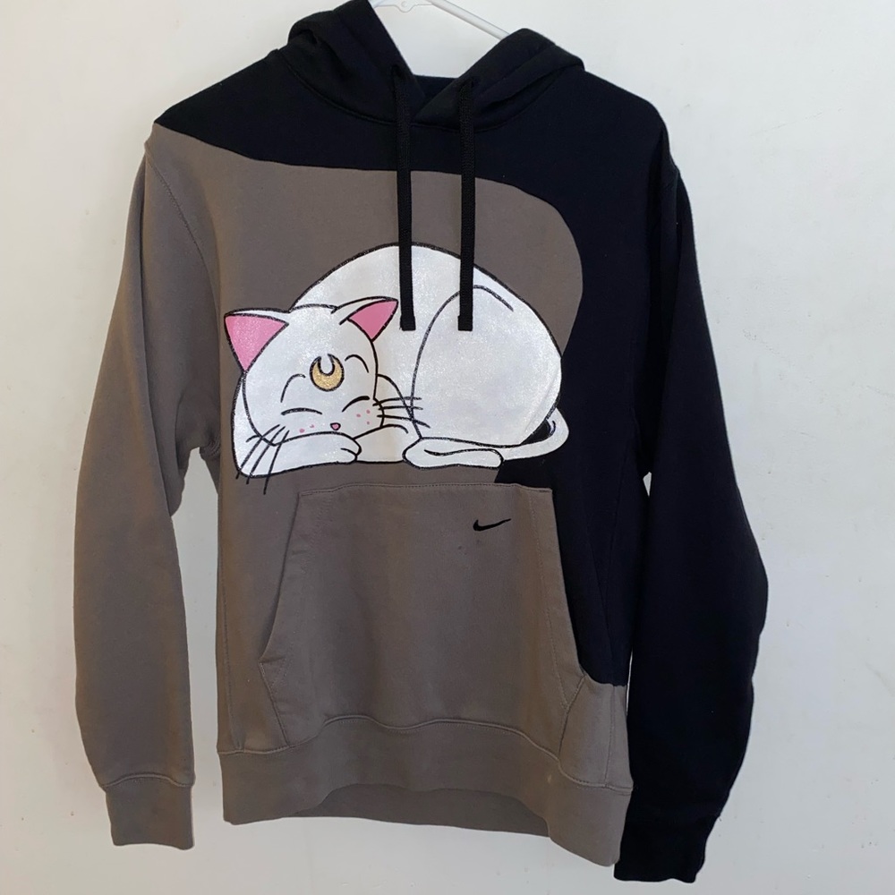 Custom Painted Nike Hoodie Sailor Moon Mens Womens Unisex